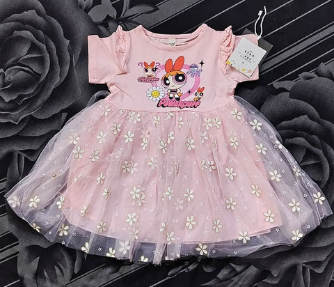 Power Puff Baby Frock