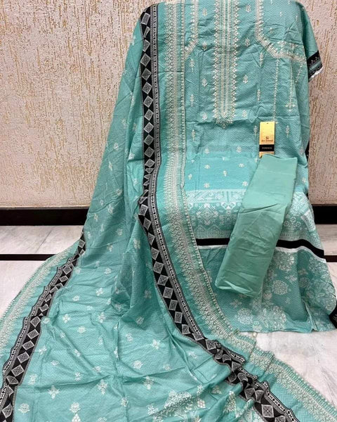 Bin Saeed Lawn 3Pc