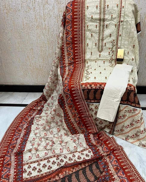 Bin Saeed Lawn 3Pc