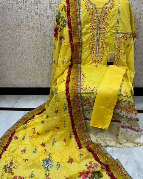 Bin Saeed Lawn 3Pc
