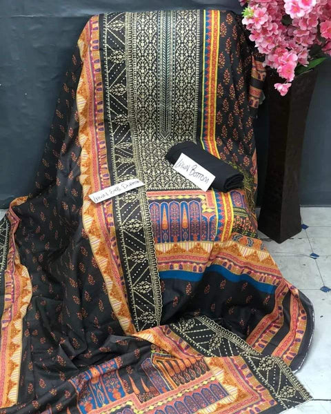 Bin Saeed Lawn 3Pc