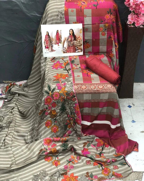 Chrizma Printed Lawn 3Pc