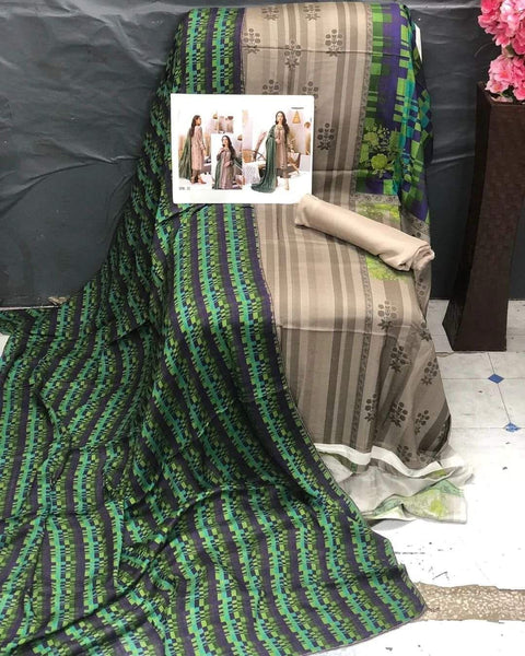 High Quality Printed Lawn 3Pc Suit No.11