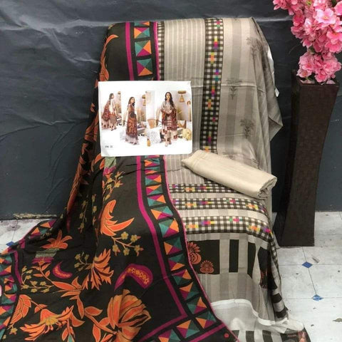 High Quality Printed Lawn 3Pc Suit No.16