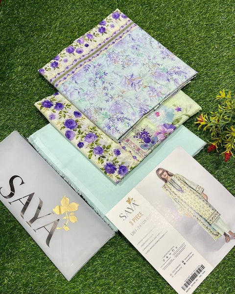 Saya Lawn 3PC Suit No.11