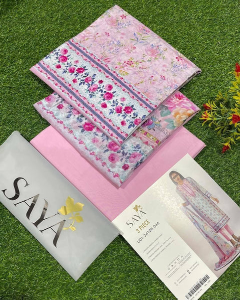 Saya Lawn 3PC Suit No.12