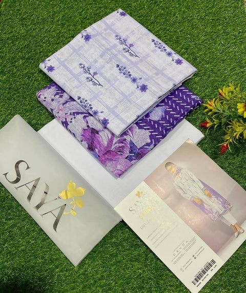 Saya Lawn 3PC Suit No.15