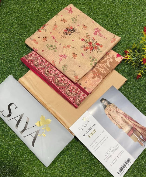 Saya Lawn 3PC Suit No.16