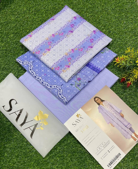Saya Lawn 3PC Suit No.17