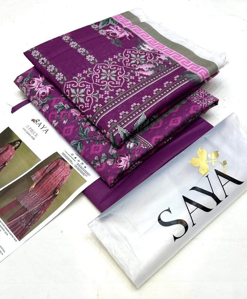 Saya Lawn 3PC Suit No.23