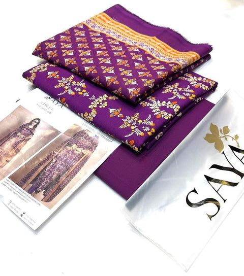 Saya Lawn 3PC Suit No.24