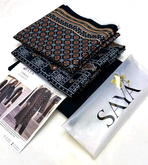 Saya Lawn 3PC Suit No.25