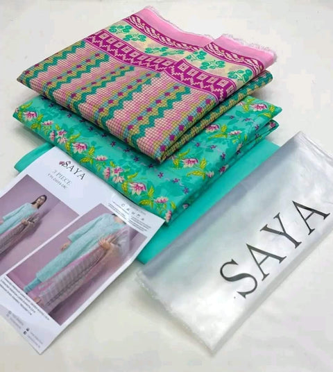 Saya Lawn 3PC Suit No.26