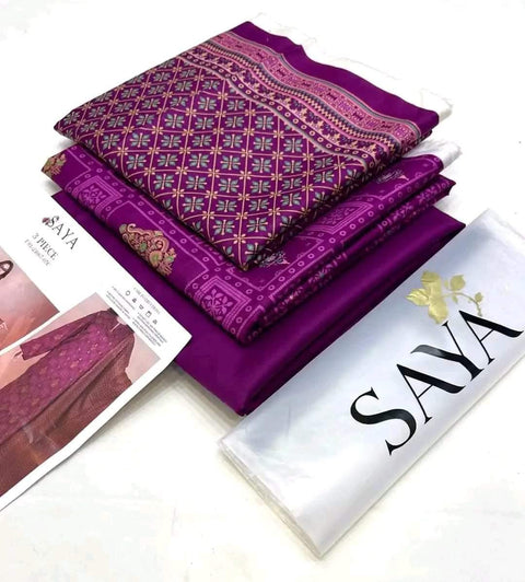 Saya Lawn 3PC Suit No.30