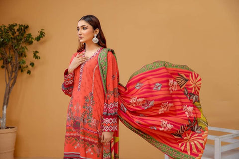 Saya Lawn 3PC Suit No.32