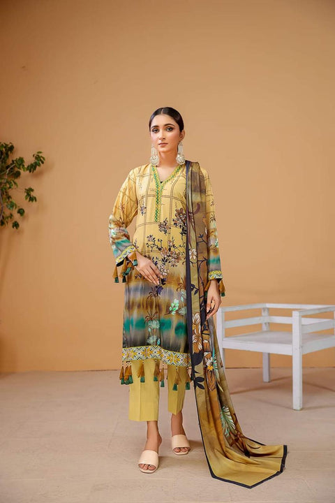 Saya Lawn 3PC Suit No.35
