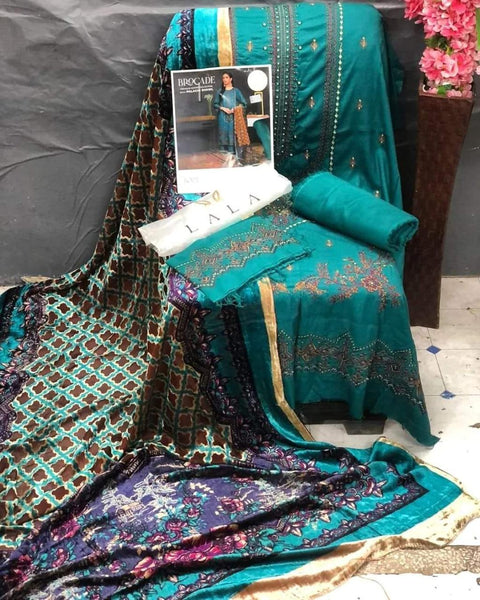 Brocade Lawn 3PC Suit No.51