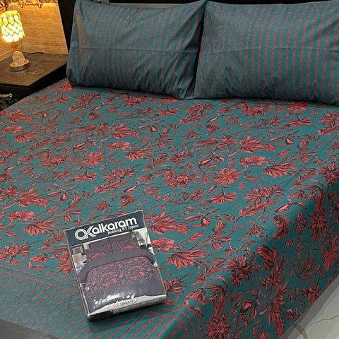 100% Pure Cotton Bedsheet 100