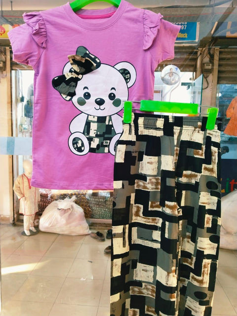 Teddy Bear Pink Kids Clothes