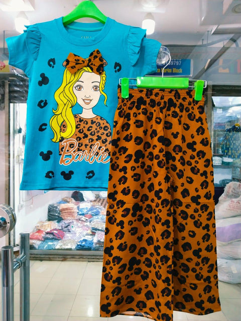 Barbie Skyblue Kids Clothes