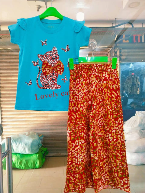 Lovely Cat Kids Clothes