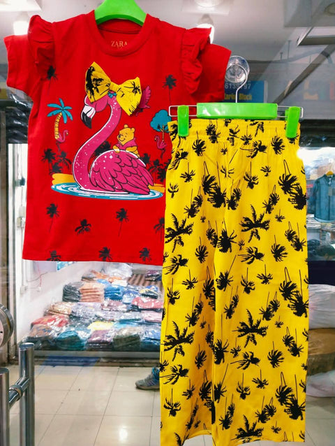 Swan Red Kids Clothes