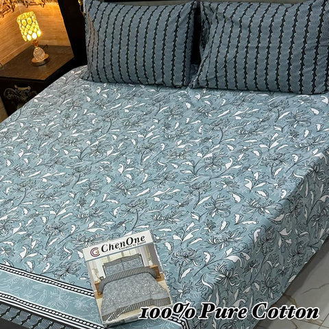 100% Pure Cotton Bedsheet 142