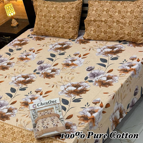 100% Pure Cotton Bedsheet 143