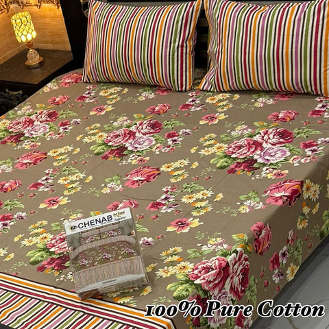 100% Pure Cotton Bedsheet 138