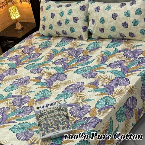100% Pure Cotton Bedsheet 139