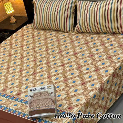 100% Pure Cotton Bedsheet 135