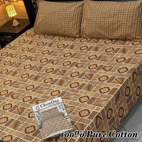 100% Pure Cotton Bedsheet 162