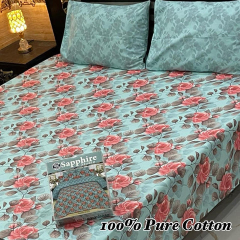 100% Pure Cotton Bedsheet 158