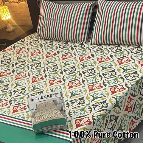 100% Pure Cotton Bedsheet 181