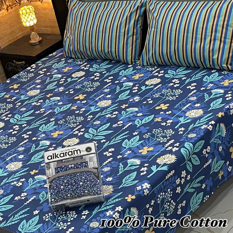 100% Pure Cotton Bedsheet 186