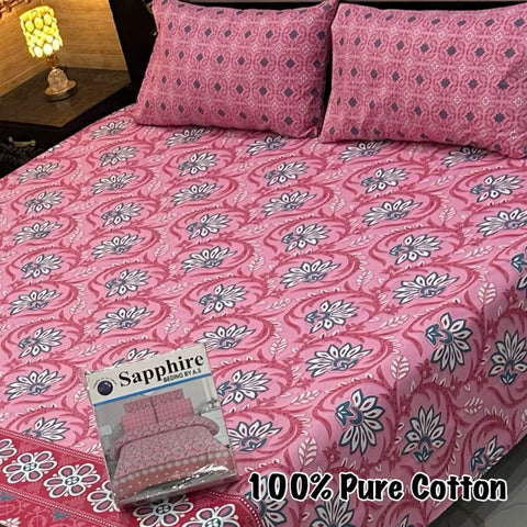 100% Pure Cotton Bedsheet 189
