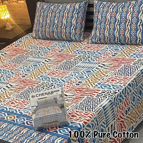 100% Pure Cotton Bedsheet 195