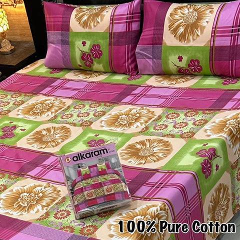 100% Pure Cotton Bedsheet 280