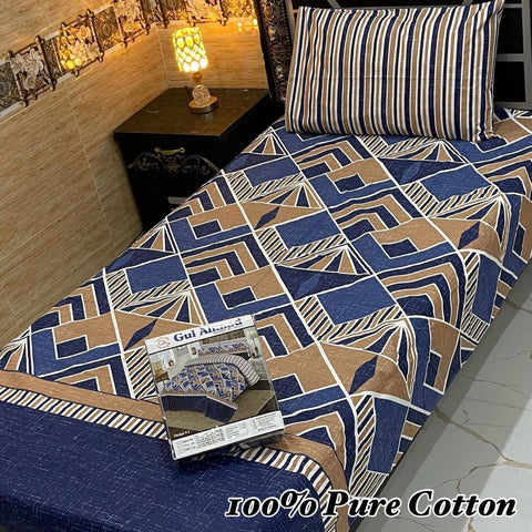 Pure Cotton Single Bedsheet 212