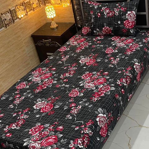 Pure Cotton Single Bedsheet 216