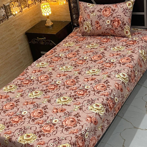 Pure Cotton Single Bedsheet 218