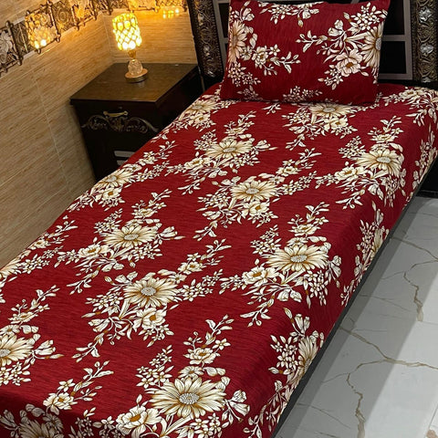 Pure Cotton Single Bedsheet 221