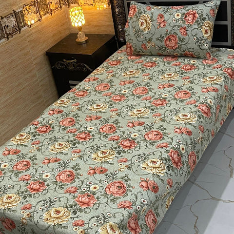 Pure Cotton Single Bedsheet 224