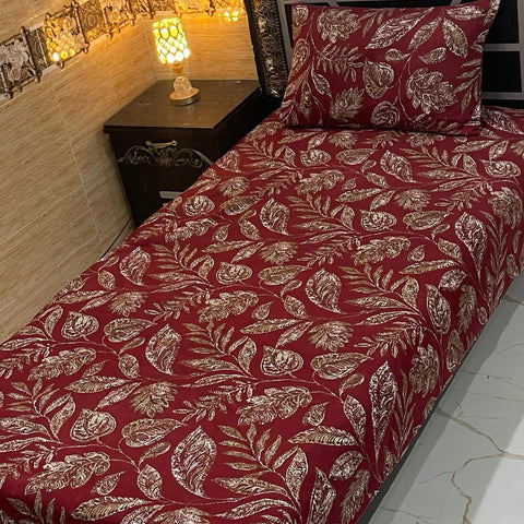 Pure Cotton Single Bedsheet 233