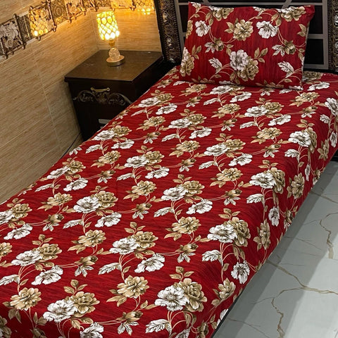 Pure Cotton Single Bedsheet 237
