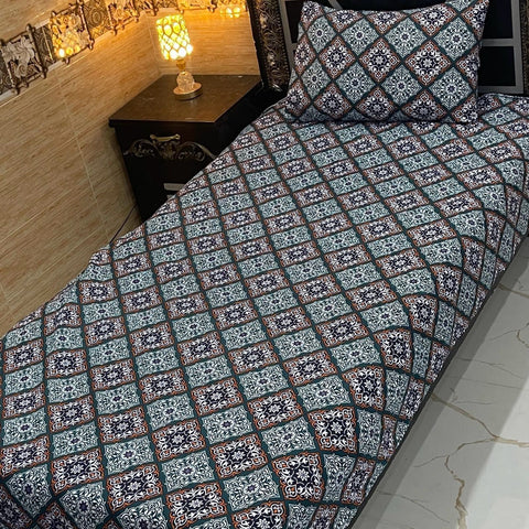 Pure Cotton Single Bedsheet 241
