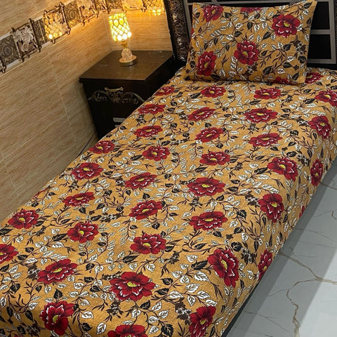 Pure Cotton Single Bedsheet 242