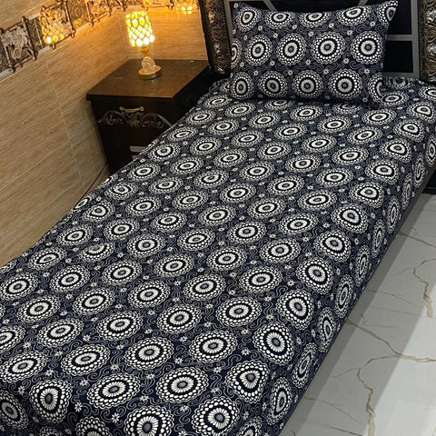 Pure Cotton Single Bedsheet 244