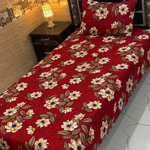 Pure Cotton Single Bedsheet 245
