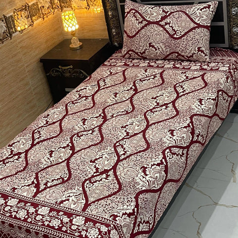 Pure Cotton Single Bedsheet 246